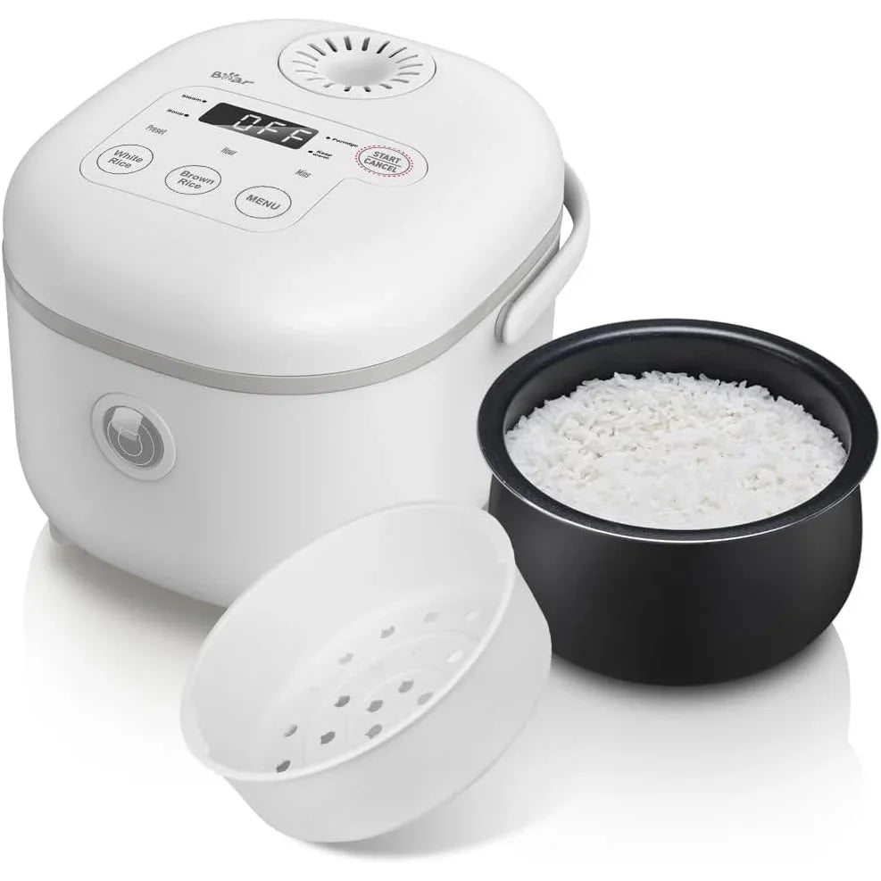 Bear 6-in-1 Compact Multi-Cooker: Rice, Perfect Rice, Porridge, Soup, and Steaming - Gomix Brands Outlet